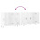 Berkfield Sideboard White 90x34x80 cm Engineered Wood 9