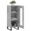 Berkfield Sideboard Concrete Grey 34.5x34x90 cm Engineered Wood 4