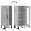 Berkfield Sideboard Concrete Grey 34.5x34x90 cm Engineered Wood 9