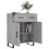 Berkfield Sideboard Grey Sonoma 69.5x34x90 cm Engineered Wood 4