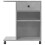 Berkfield Printer Stand with Wheels Concrete Grey 60x40x68.5 cm 5