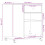 Berkfield Printer Stand with Wheels Concrete Grey 60x40x68.5 cm 10