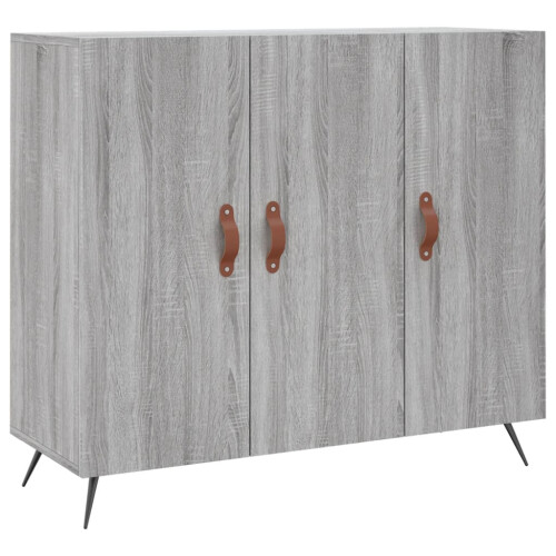 Berkfield Sideboard Grey Sonoma 90x34x80 cm Engineered Wood 1