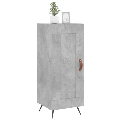 Berkfield Sideboard Concrete Grey 34.5x34x90 cm Engineered Wood 2