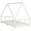 Berkfield Kids Bed Frame White 90x190 cm Solid Wood Pine 3