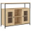 Berkfield Sideboard Sonoma Oak 100x35x80 cm Engineered Wood 2