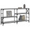 Berkfield Console Table Grey Sonoma 150x29x76.5 cm Engineered Wood 3