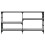Berkfield Console Table Grey Sonoma 150x29x76.5 cm Engineered Wood 4