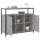 Berkfield Sideboard Grey Sonoma 100x35x80 cm Engineered Wood 4