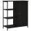 Berkfield Sideboard Black 70x30x80 cm Engineered Wood 2