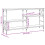 Berkfield Console Table Grey Sonoma 150x29x76.5 cm Engineered Wood 9
