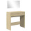 Berkfield Dressing Table with Mirror Sonoma Oak 80x39x80 cm 2