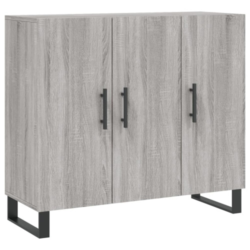 Berkfield Sideboard Grey Sonoma 90x34x80 cm Engineered Wood 1