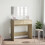 Berkfield Dressing Table with Mirror Sonoma Oak 80x39x80 cm 3
