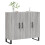 Berkfield Sideboard Grey Sonoma 90x34x80 cm Engineered Wood 3