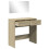 Berkfield Dressing Table with Mirror Sonoma Oak 80x39x80 cm 4