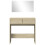 Berkfield Dressing Table with Mirror Sonoma Oak 80x39x80 cm 5