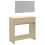 Berkfield Dressing Table with Mirror Sonoma Oak 80x39x80 cm 7