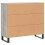 Berkfield Sideboard Grey Sonoma 90x34x80 cm Engineered Wood 8