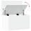 Berkfield Storage Box White 60x35x35 cm Engineered Wood 8