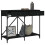 Berkfield Console Table Black 100x39x78.5 cm Engineered Wood 4