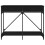 Berkfield Console Table Black 100x39x78.5 cm Engineered Wood 6