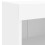 Berkfield Bedside Cabinet with LED Lights Wall-mounted White 10