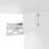 Berkfield Bedside Cabinet with LED Lights Wall-mounted White 11
