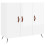 Berkfield Sideboard High Gloss White 90x34x80 cm Engineered Wood 2