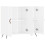 Berkfield Sideboard High Gloss White 90x34x80 cm Engineered Wood 5