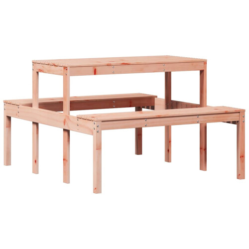 Berkfield Picnic Table 110x134x75 cm Solid Wood Douglas 1