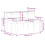Berkfield Picnic Table 110x134x75 cm Solid Wood Douglas 9