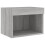 Berkfield Bedside Cabinet with LED Lights Wall-mounted Grey Sonoma 6