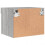 Berkfield Bedside Cabinet with LED Lights Wall-mounted Grey Sonoma 9
