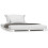 Berkfield Bed Frame without Mattress White 135x190 cm Double Solid Wood Pine 2