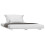 Berkfield Bed Frame without Mattress White 135x190 cm Double Solid Wood Pine 3