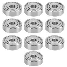Cuscinetti di precisione in miniatura con durezza uniforme, resistenza alla temperatura, cuscinetti a sfera in acciaio inossidabile S6300ZZ35x10x11mm