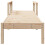 Berkfield Sun Lounger 199.5x62x55 cm Solid Wood Pine 4