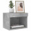 Berkfield Bedside Cabinets with LED Lights Wall-mounted 2 pcs Concrete Grey 6