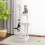 Berkfield Cat Tree White 45.5x49x103 cm Solid Wood Pine 3