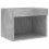 Berkfield Bedside Cabinets with LED Lights Wall-mounted 2 pcs Concrete Grey 8