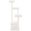 Berkfield Cat Tree White 45.5x49x103 cm Solid Wood Pine 4
