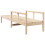 Berkfield Sun Lounger 199.5x62x55 cm Solid Wood Pine 6