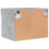 Berkfield Bedside Cabinets with LED Lights Wall-mounted 2 pcs Concrete Grey 11
