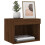 Berkfield Bedside Cabinets with LED Lights Wall-mounted 2 pcs Brown Oak 6