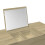 Berkfield Dressing Table with Mirror Sonoma Oak 100x45x76 cm 8