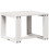 Berkfield 3 Piece Garden Lounge Set White Solid Wood Pine 8