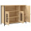 Berkfield Sideboard Sonoma Oak 100x35x75 cm Engineered Wood 5