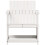 Berkfield Garden Chair White 62x56x77 cm Solid Wood Pine 4