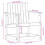 Berkfield Garden Chair White 62x56x77 cm Solid Wood Pine 9